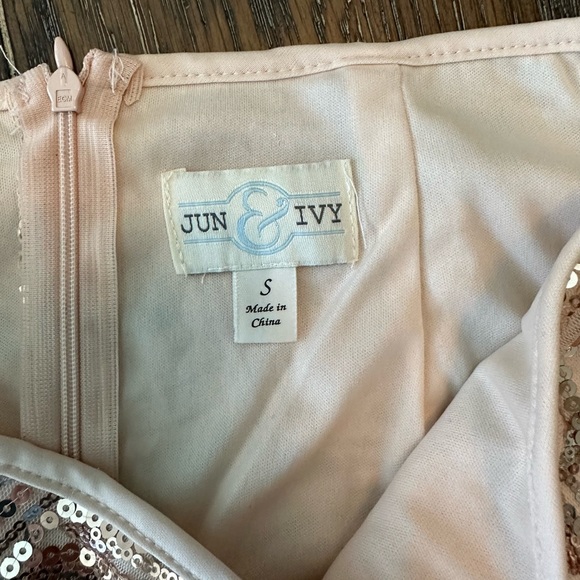 Light Pink Sequin Skirt - Picture 3 of 3